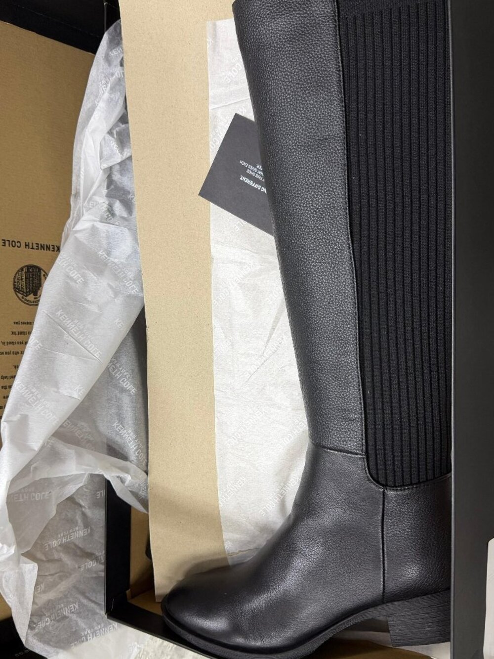 Kenneth Cole New York Women's Levon BootKnee High Boot KFL8023LE-001 SIZE 7.5